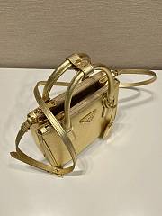 Prada Gold Medium Galleria Safiano - 20x15x9.5cm - 2