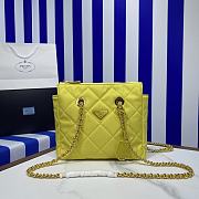 Prada Re-edition 1995 Yellow Re-nylon Tote Bag - 25x24x5cm - 1