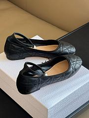 Dior Black Ballet Flats - 2