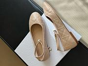 Dior Beige Ballet Flats - 5