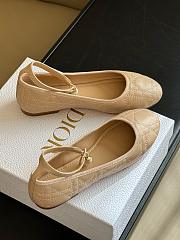 Dior Beige Ballet Flats - 3