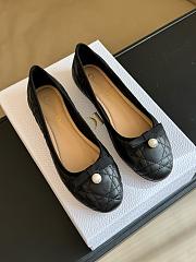 Dior Ballet Flat Black Quilted Cannage Calfskin - 5