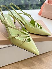 Miumiu Green Slingbacks - 4