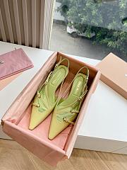 Miumiu Green Slingbacks - 3