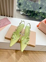 Miumiu Green Slingbacks - 2