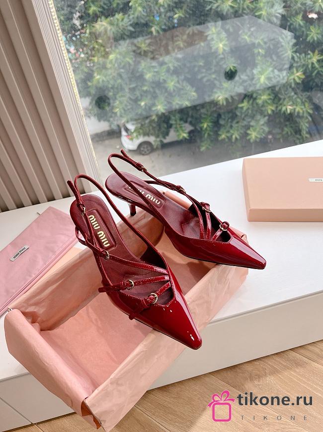 Miumiu Red Slingbacks - 1