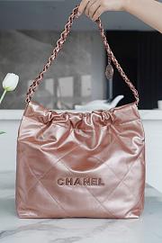 Chanel Metallic Calfskin Rose Gold - 35×37×7cm - 3