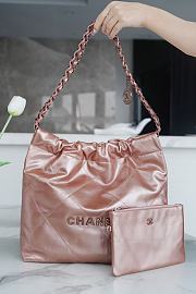 Chanel Metallic Calfskin Rose Gold - 35×37×7cm - 2