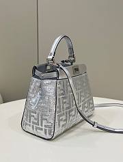 Fendi Peekaboo Vitello Catalan Mirror Sequin Bag 23cm - 4