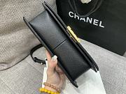 Chanel Boy Black Caviar Top Handles 25cm - 3