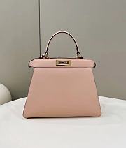 Fendi Pocket Peekaboo Pink Tote Shoulder Bag - 33.5x13x25.5cm - 5