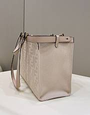 Fendi Peekaboo Light Pink Large Tote Bag - 41×16×28cm - 5