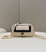 Fendi Vitello Grace Matte Bi-Color Easy Baguette - 18x10x5cm - 1