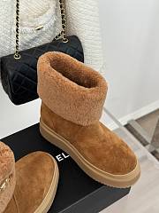 Chanel Camel Ankle Boots - 3