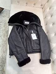 Dior Black Leather Biker Jacket - 1