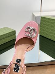 Gucci Pink Double G Platform Pumps - 5