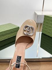 Gucci Beige Double G Platform Pumps - 2