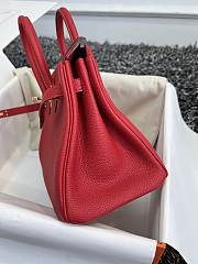 Hermès Rouge Casaque Togo Birkin 25cm - 4