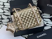 Chanel Gold Flap Bag & Star Coin Purse - 23x19x6.5cm - 3