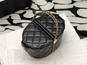 Chanel Black Quilted Lambskin Bucket Bag - 19x10.5x12cm - 5