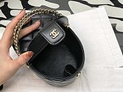 Chanel Black Quilted Lambskin Bucket Bag - 19x10.5x12cm - 4