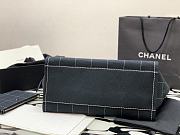 Chanel Black Caro Deauville Shopping Bag - 38x30x22cm - 4