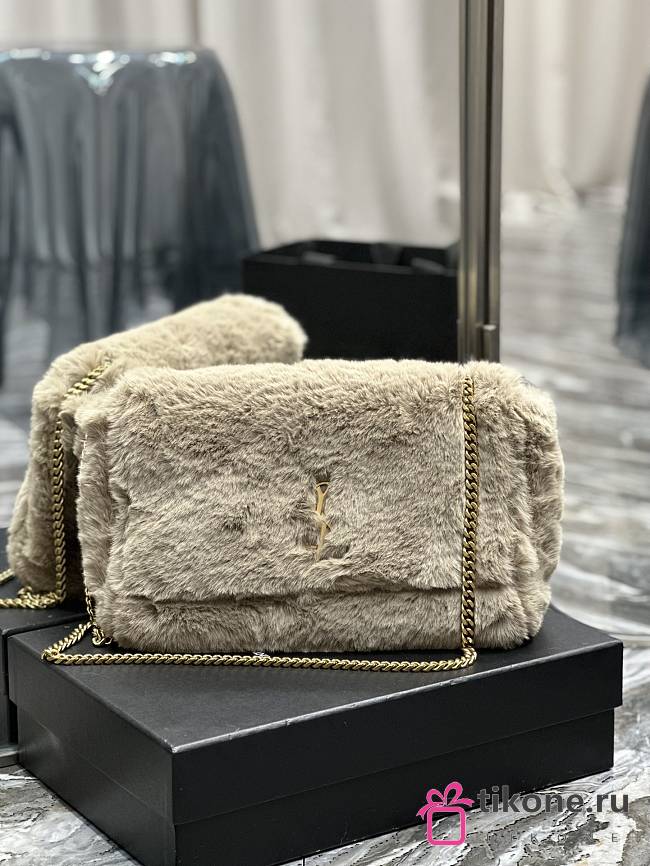 YSL Kate Medium YSL Shearling Bag - 29x22x15cm - 1