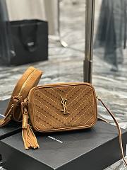 YSL Loulou Suede Camera Bag - 23x16x6cm - 1