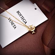 Bottega Veneta Gold Dolphin Necklace  - 2