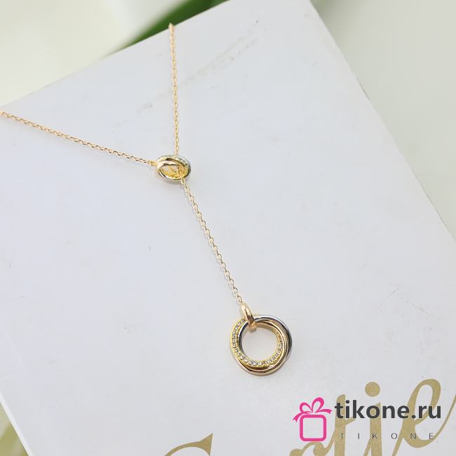 Catier Gold Trinity Necklace - 1