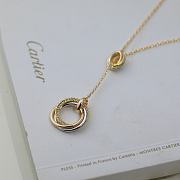 Catier Gold Trinity Necklace - 3