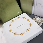 VCA Vintage Gold Alhambra Necklace - 4