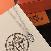 Hermes Sterling Silver Farandole Pendant Necklace - 4