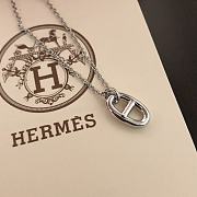 Hermes Sterling Silver Farandole Pendant Necklace - 3