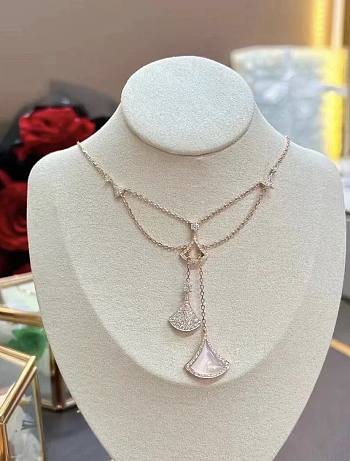  Bvlgari Divas' Dream 18K Rose Gold Necklace