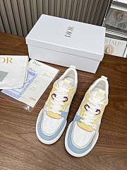 Dior Oblique Calfskin & Suede Calfskin Sneakers - 2