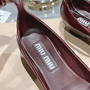 Miumiu Platform Shoes Red  - 4