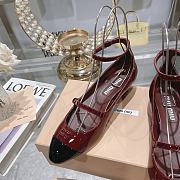 Miumiu Platform Shoes Red  - 3