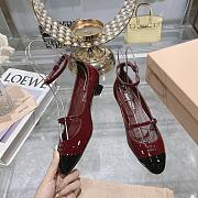 Miumiu Platform Shoes Red  - 2