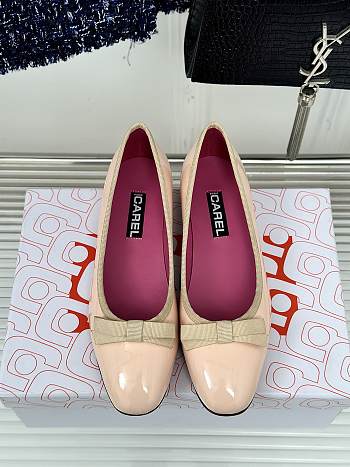 Chanel Ballet Flats Light Pink Leather 