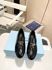 Prada Black Patent Leather Loafers - 1