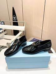 Prada Black Patent Leather Loafers - 3