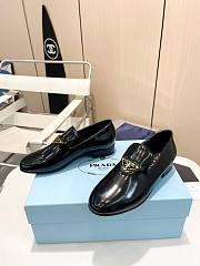 Prada Black Patent Leather Loafers - 2