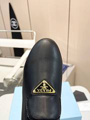 Prada Black Leather Loafers - 2