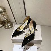 Jimmy Choo Black Aurelie Pearl - 5