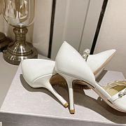 Jimmy Choo White Aurelie Pearl - 4