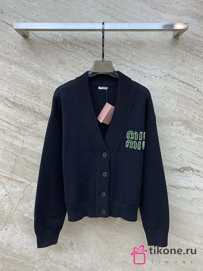 Miumiu Blue Cardigan - 1