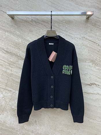 Miumiu Blue Cardigan