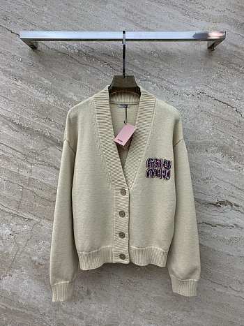 Miumiu White Cardigan