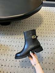 Dior 30 Montaigne Ankle Boot Black Calfskin - 5